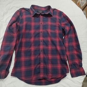 Banana Republic Red and Blue Plaid Shirt
